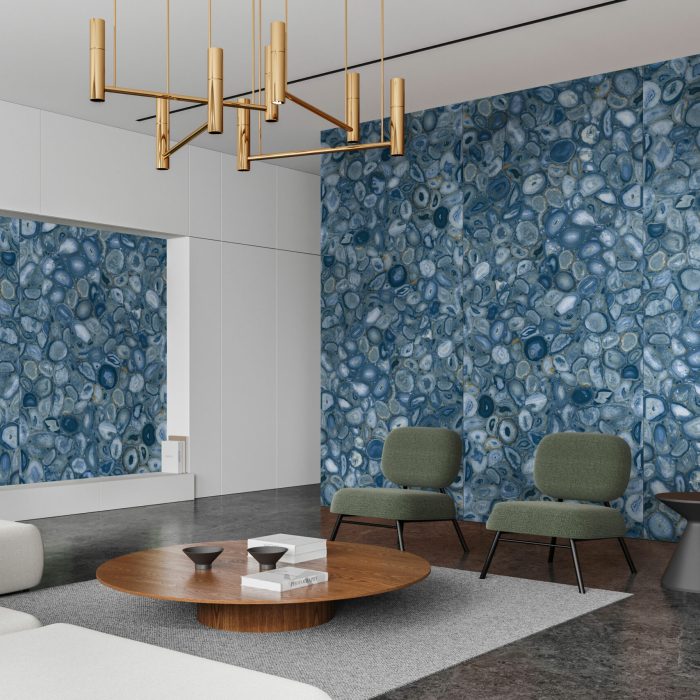 AGATINA BLUE pavimento rivestimento effetto marmo