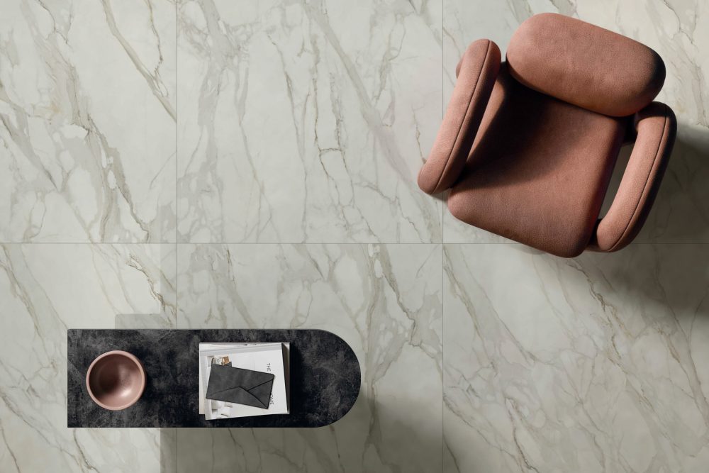 CALACATTA SPLENDIDO pavimento rivestimento effetto marmo