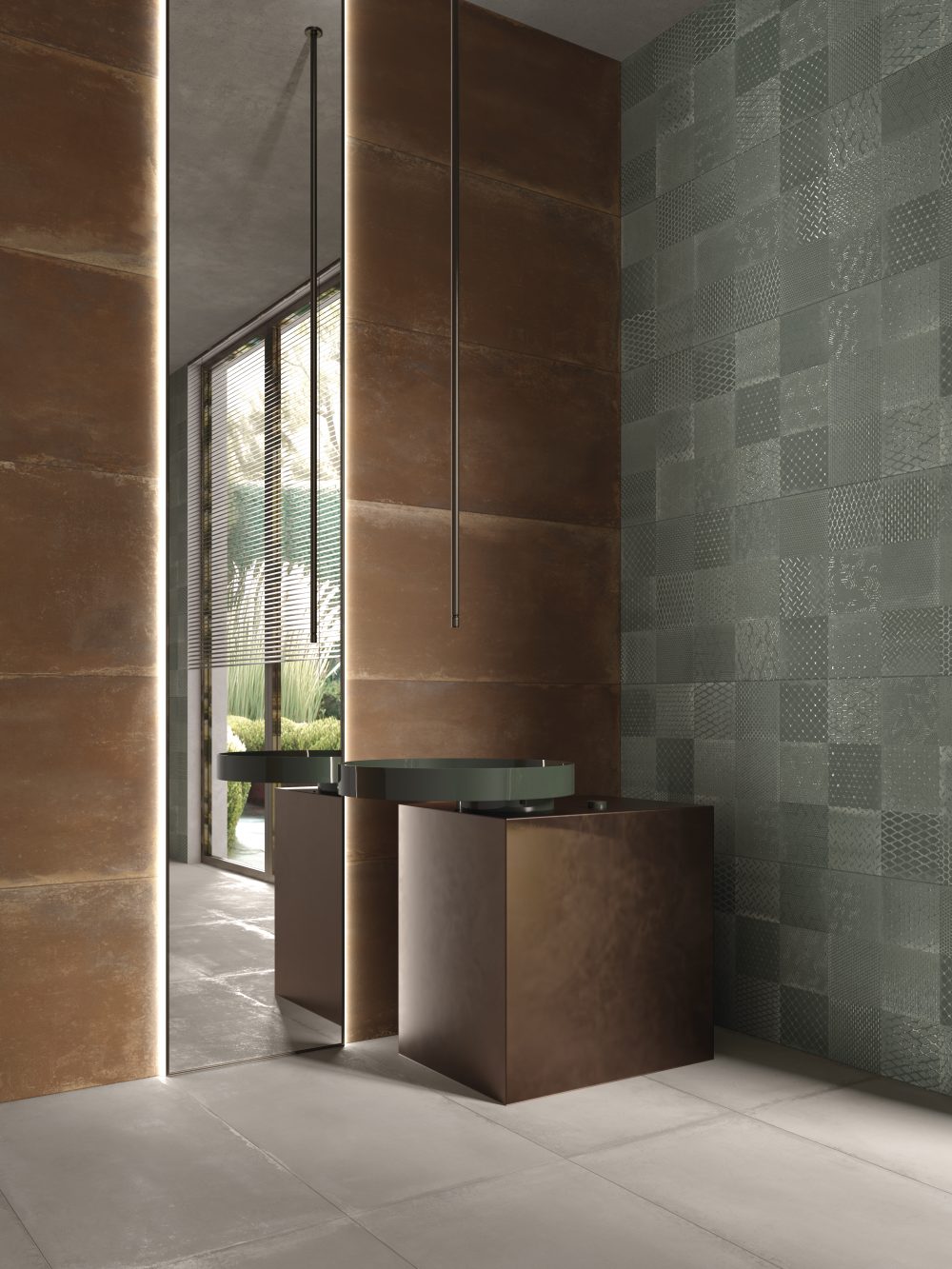 ELEMENT pavimento rivestimento effetto metallo - immagine 4
