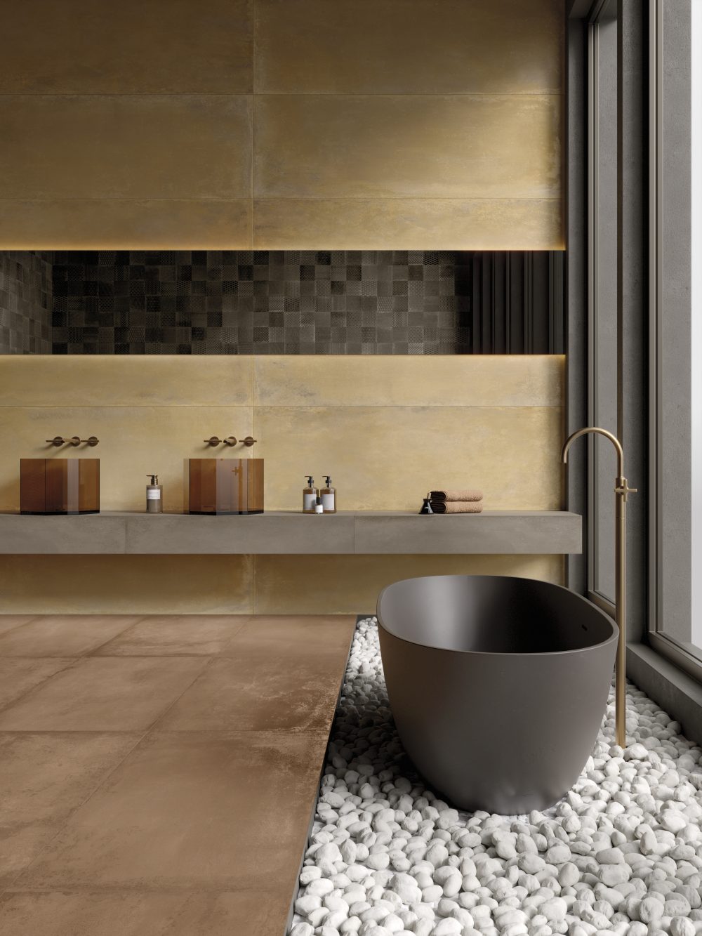 ELEMENT pavimento rivestimento effetto metallo - immagine 3